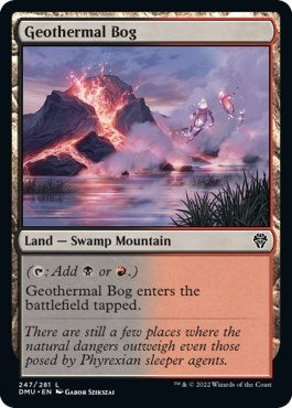 Geothermal Bog (Dominaria United) Near Mint Foil