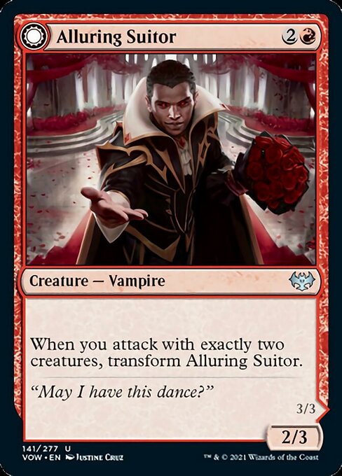 Alluring Suitor / Deadly Dancer (Innistrad: Crimson Vow) Near Mint