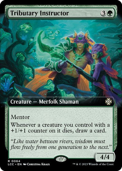 Tributary Instructor (Extended Art) (Commander: The Lost Caverns of Ixalan) Near Mint