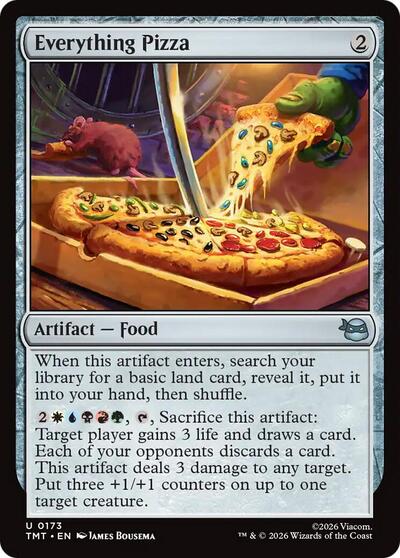 Everything Pizza (Teenage Mutant Ninja Turtles) Near Mint Foil