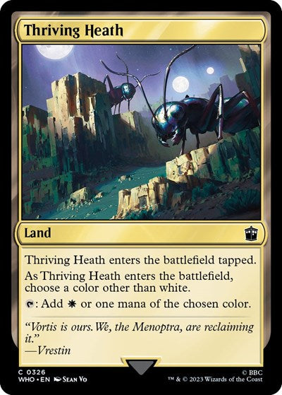Thriving Heath (Universes Beyond: Doctor Who) Near Mint