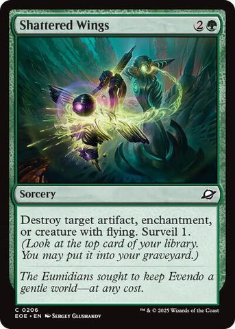 Shattered Wings (Edge of Eternities) Near Mint Foil