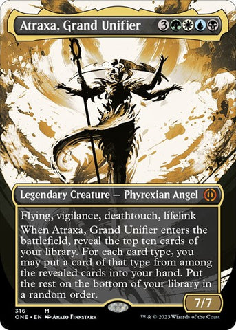 Atraxa, Grand Unifier (Showcase) (Phyrexia: All Will Be One) Near Mint
