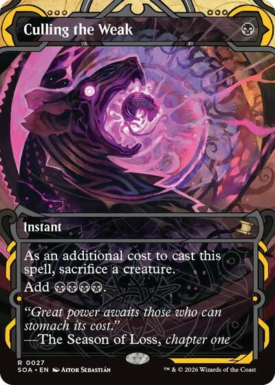 Culling the Weak (Secrets of Strixhaven: Mystical Archive) Near Mint