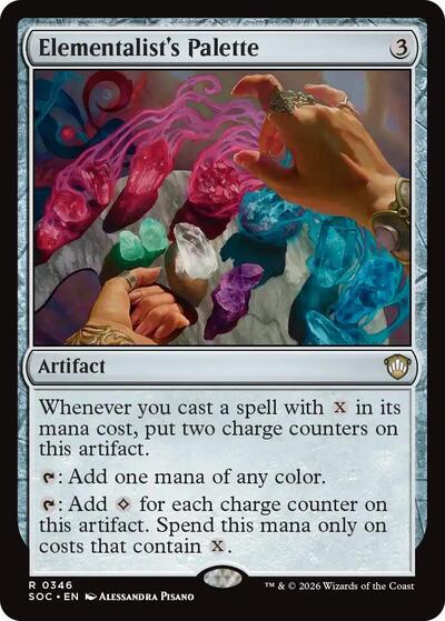 Elementalist's Palette (Commander: Secrets of Strixhaven) Near Mint