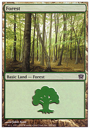 Forest (349) (9th Edition) Near Mint