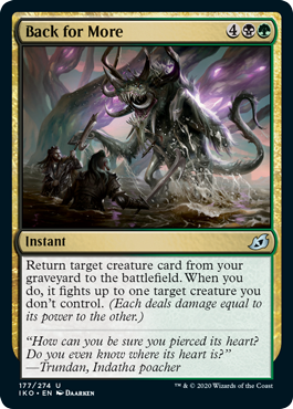 Back for More (Ikoria: Lair of Behemoths) Near Mint Foil