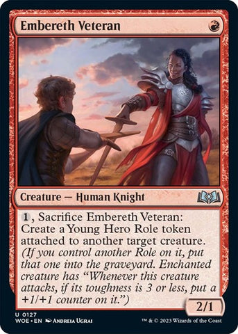 Embereth Veteran (Wilds of Eldraine) Near Mint