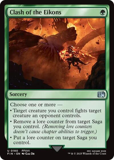 Clash of the Eikons (Universes Beyond: FINAL FANTASY) Near Mint Foil
