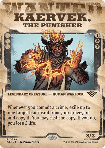 Kaervek, the Punisher (Showcase) (Outlaws of Thunder Junction) Near Mint Foil