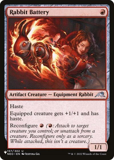 Rabbit Battery (The List) Near Mint
