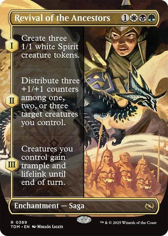Revival of the Ancestors (Borderless) (Tarkir: Dragonstorm) Near Mint