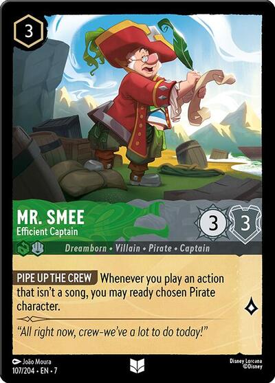 Mr. Smee - Efficient Captain (Archazia's Island) Near Mint