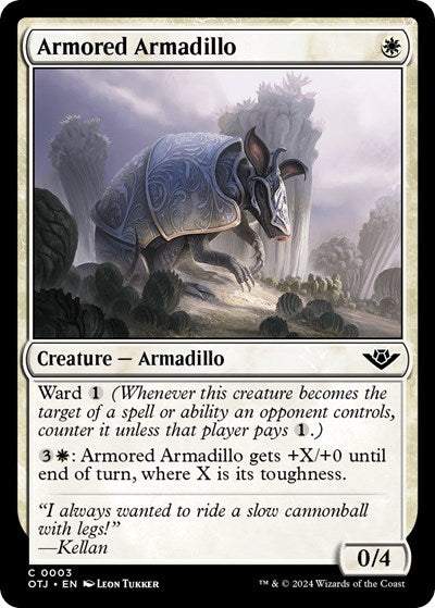 Armored Armadillo (Outlaws of Thunder Junction) Near Mint Foil