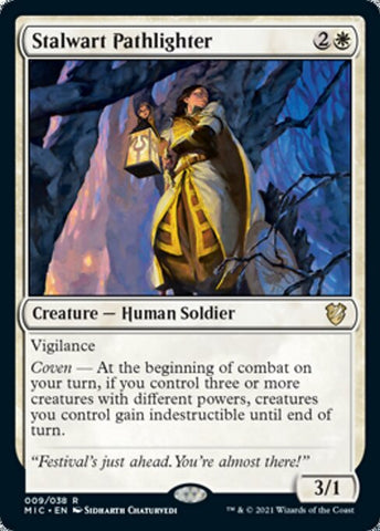 Stalwart Pathlighter (Commander 2021 Midnight Hunt) Near Mint