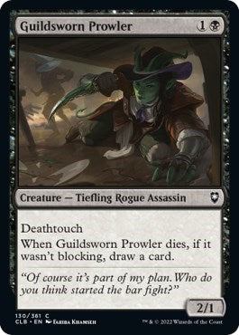 Guildsworn Prowler (Commander Legends: Battle for Baldur's Gate) Near Mint Foil