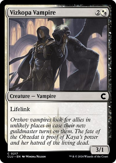 Vizkopa Vampire (Ravnica: Clue Edition) Near Mint
