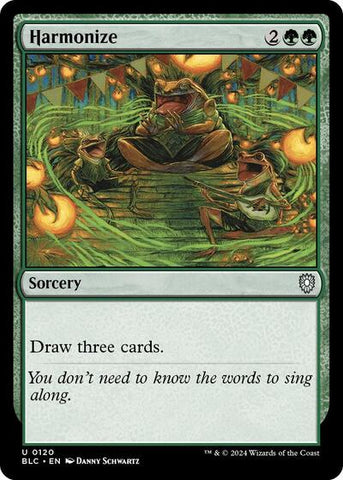 Harmonize (Commander: Bloomburrow) Near Mint