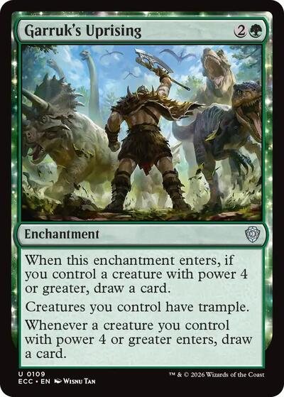 Garruk's Uprising (Commander: Lorwyn Eclipsed) Near Mint