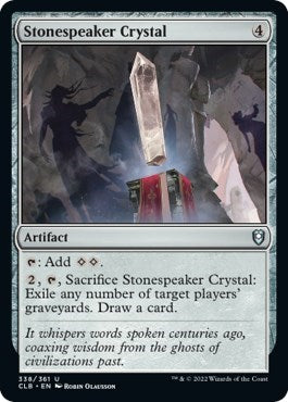 Stonespeaker Crystal (Commander Legends: Battle for Baldur's Gate) Near Mint Foil