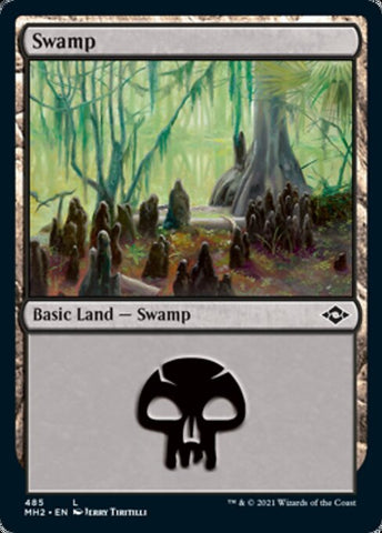 Swamp (485) (Modern Horizons 2) Near Mint Foil