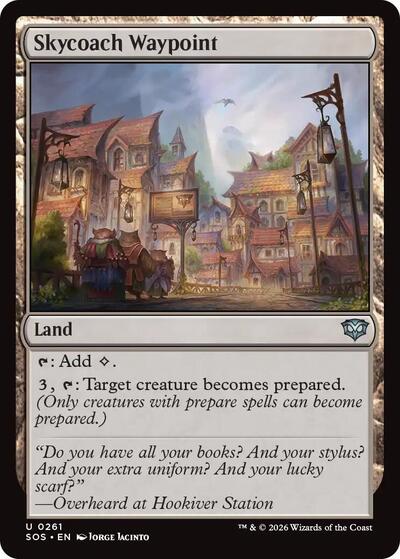Skycoach Waypoint (Secrets of Strixhaven) Near Mint