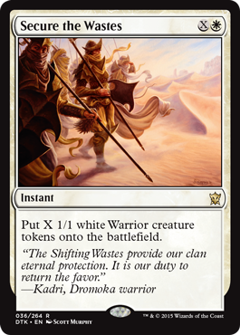 Secure the Wastes (Dragons of Tarkir) Light Play