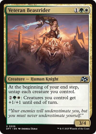 Veteran Beastrider (Aetherdrift) Near Mint Foil