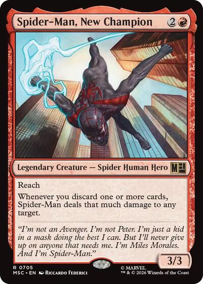 Spider-Man, New Champion (Commander: Marvel Super Heroes) Near Mint