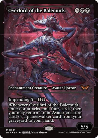 Overlord of the Balemurk (Showcase) (Duskmourn: House of Horror) Near Mint Foil Japanese