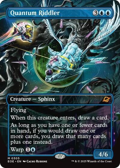 Quantum Riddler (Borderless) (Edge of Eternities) Near Mint