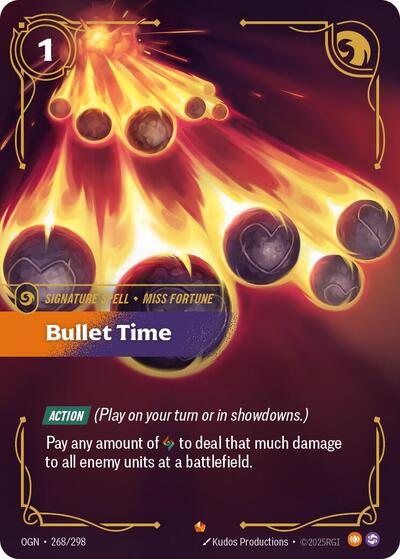 Bullet Time (Origins) Near Mint Foil
