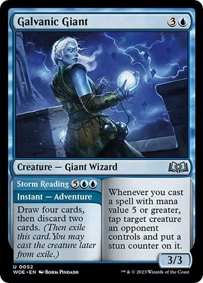 Galvanic Giant (Wilds of Eldraine) Near Mint