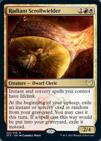 Radiant Scrollwielder (Strixhaven) Near Mint Foil