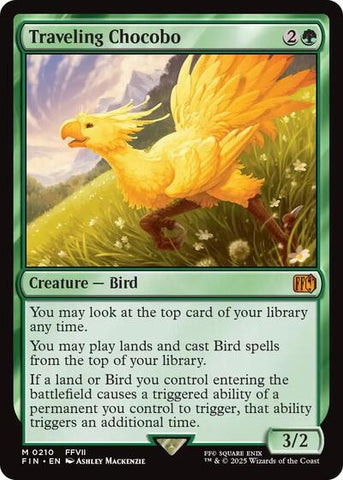 Traveling Chocobo (Universes Beyond: FINAL FANTASY) Near Mint Foil