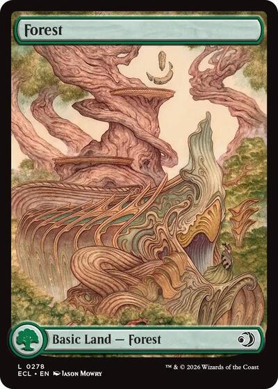 Forest (0278) (Lorwyn Eclipsed) Near Mint