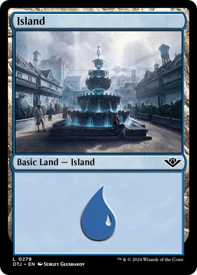 Island (0279) (Outlaws of Thunder Junction) Near Mint