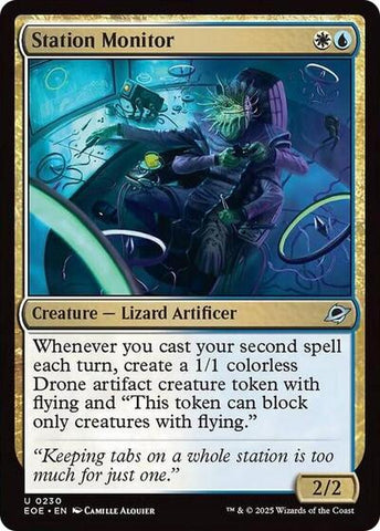 Station Monitor (Edge of Eternities) Near Mint Foil