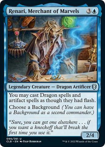 Renari, Merchant of Marvels (Commander Legends: Battle for Baldur's Gate) Near Mint