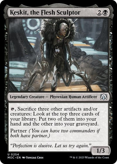 Keskit, the Flesh Sculptor (Commander: March of the Machine) Near Mint