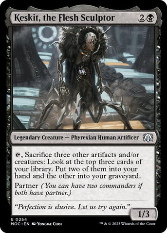 Keskit, the Flesh Sculptor (Commander: March of the Machine) Near Mint