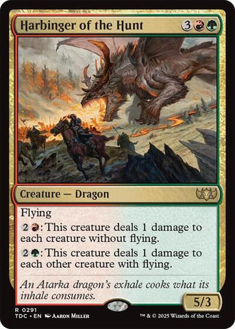 Harbinger of the Hunt (Commander: Tarkir: Dragonstorm) Near Mint