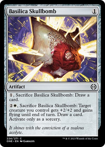 Basilica Skullbomb (Phyrexia: All Will Be One) Near Mint Foil