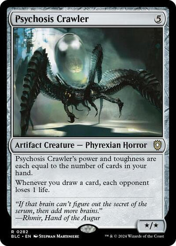 Psychosis Crawler (Commander: Bloomburrow) Near Mint