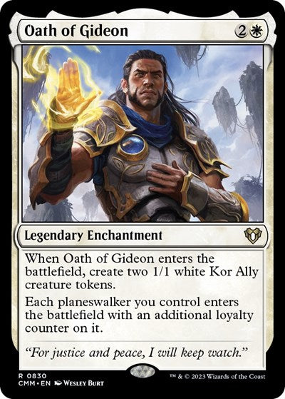 Oath of Gideon (Commander Masters) Near Mint