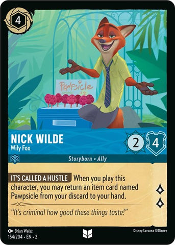 Nick Wilde - Wily Fox (Rise of the Floodborn) Near Mint