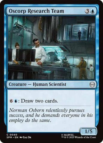 Oscorp Research Team (Marvel's Spider-Man) Near Mint Foil