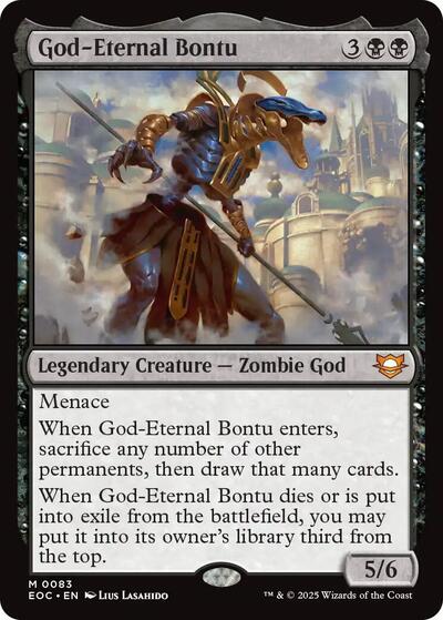 God-Eternal Bontu (Commander: Edge of Eternities) Near Mint