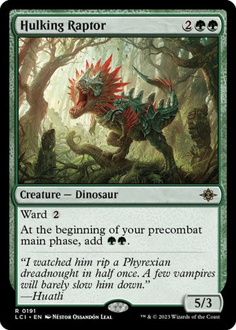Hulking Raptor (The Lost Caverns of Ixalan) Near Mint