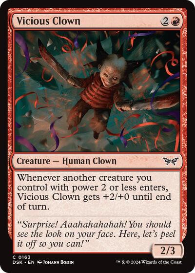 Vicious Clown (Duskmourn: House of Horror) Near Mint Foil